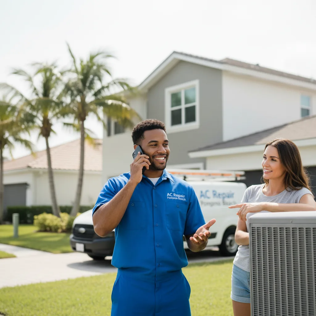 AC Repair Pompano Beach customer support in Yermo